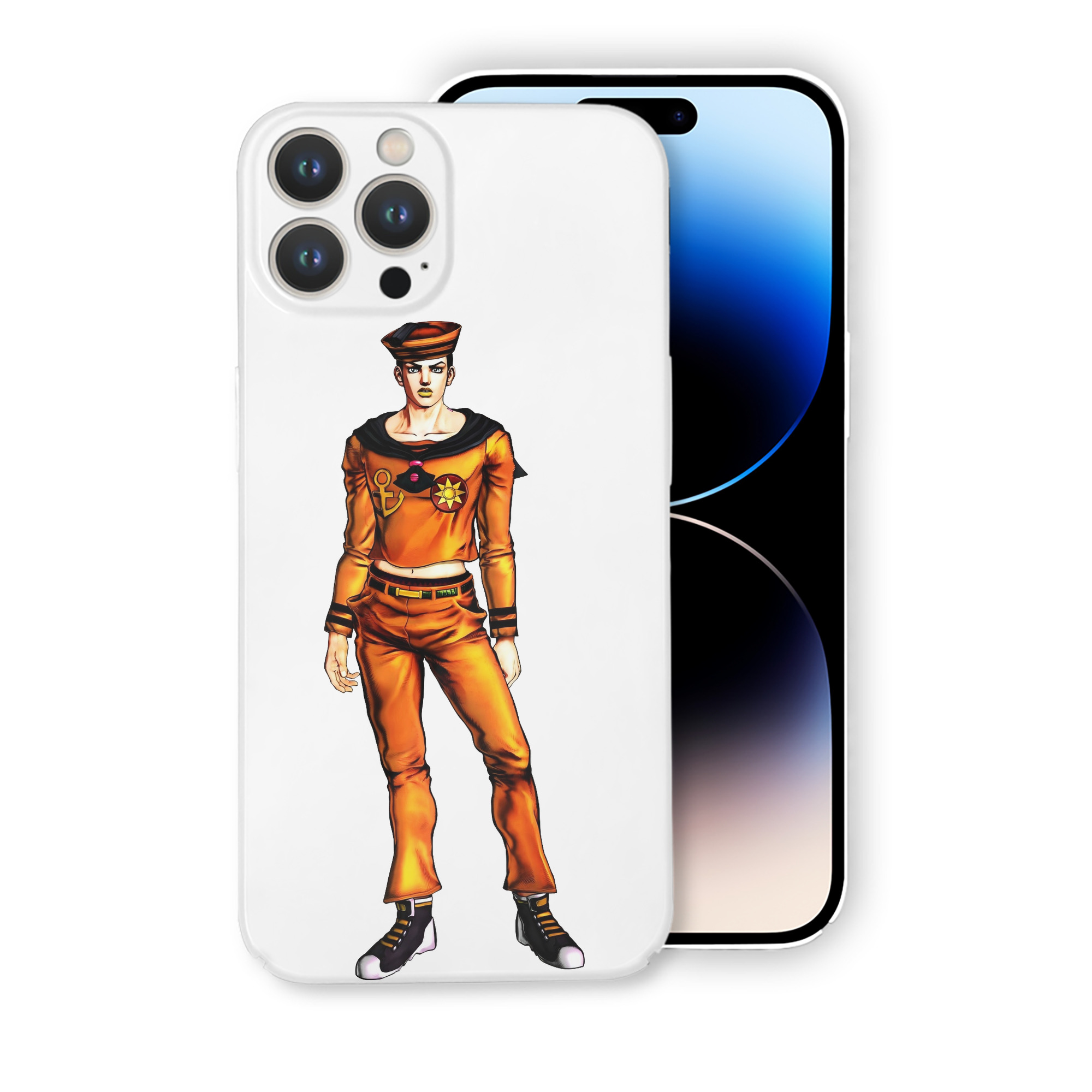 （画像用） ジョジョの奇妙な冒険 東方定助 JoJo's Bizarre Adventure Higashikata Josuke 【iPhone 14シリーズ対応】ハードケース